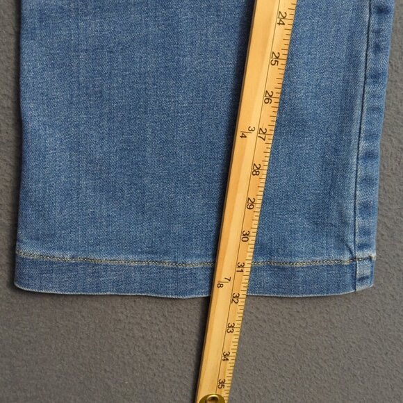 Spanx Jeans Women's L Stonewashed Blue Flare High Rise SPANXshape EveryWear NWT - Picture 8 of 16